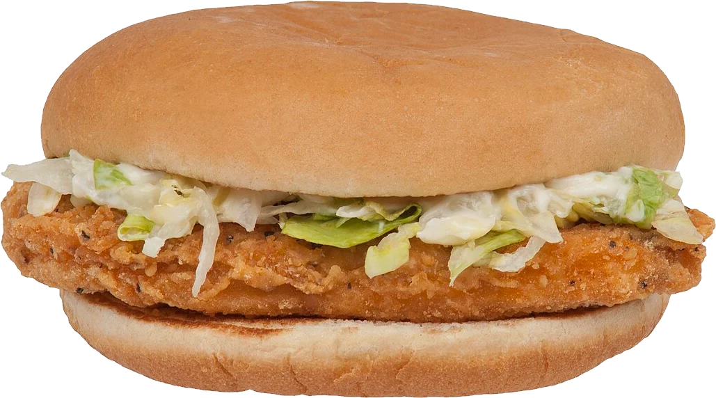 Sándwich de pollo empanizado